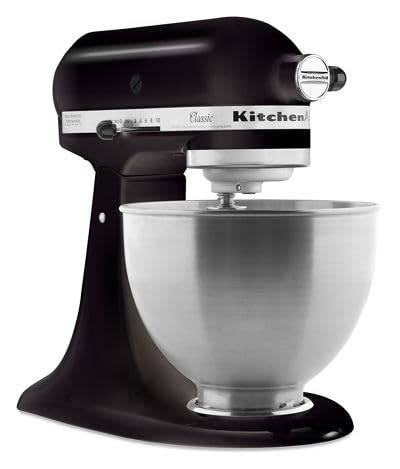 KitchenAid 4.3L Classic Tilt Head Stand Mixer Onyx Black