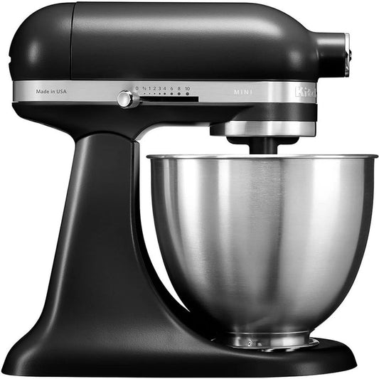 KitchenAid Mini 3.3-Litre Stand Mixer (Black Matte)