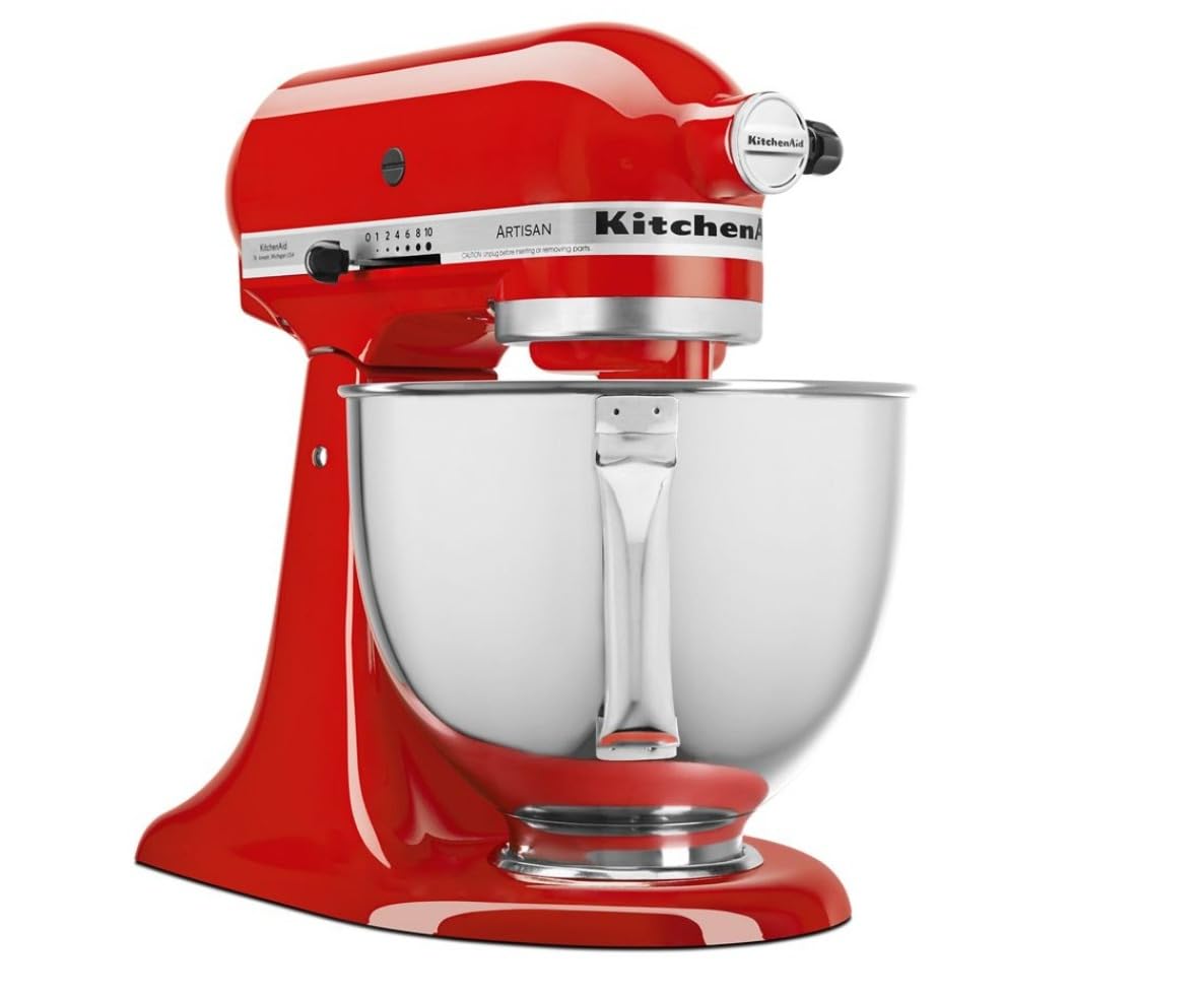 KitchenAid Artisan 4.8L Tilt Head Stand Mixer Hot Sauce