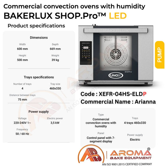 XEFR-04HS-ELDP Unox Convection Oven
