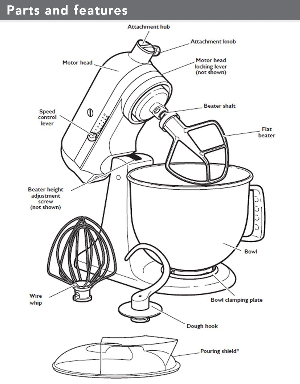 KitchenAid Artisan 4.8L Tilt Head Stand Mixer Dried Rose