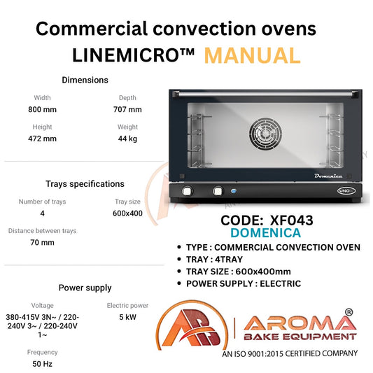 XF043 Domenica Unox Convection Oven